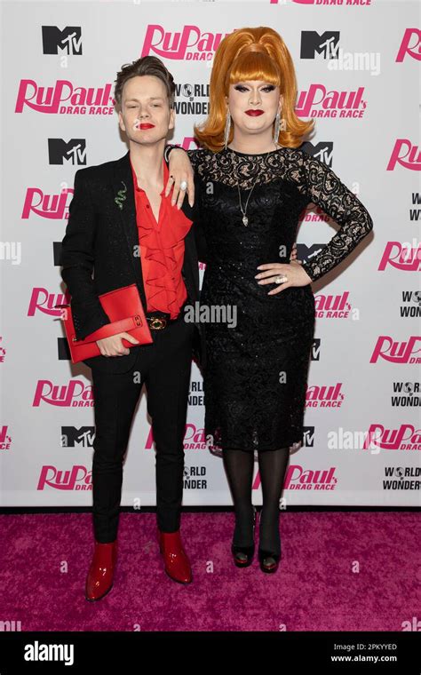 Los Angeles, USA. 01st Apr, 2023. Michael Abbott and Jinkx Monsoon attend the arrivals of RuPaul ...