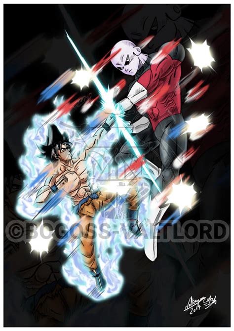 Fanart-DBS-Son Goku VS Jiren-2017 by Bogoss-Valtlord on DeviantArt