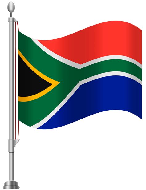 South Africa Flag PNG Clip Art - Best WEB Clipart