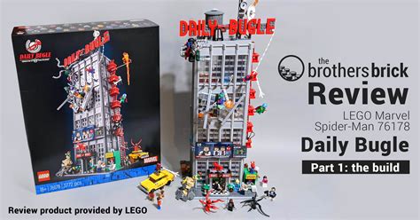 LEGO Marvel Spider-Man 76178 Daily Bugle (Part 1: The build) [Review] - The Brothers Brick | The ...