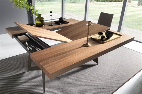 Dakota Extendable Square Dining Table 160cm, Walnut | Square dining room table, Large square ...