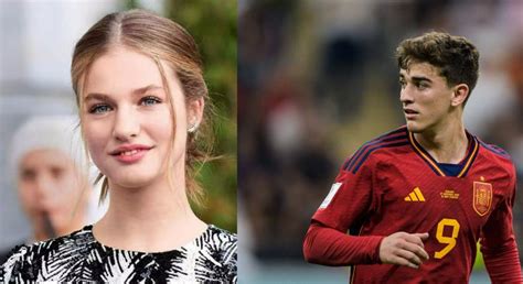 Spain Princess Leonor crushes on Gavi as Spain shine at the World Cup ...