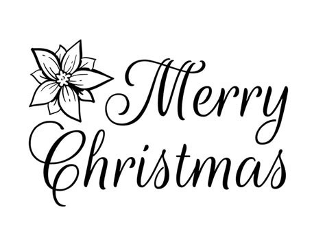 Merry Christmas Cursive Font Filled Machine Embroidery Design Digitized Pattern ...