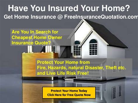 Free Homeowners Insurance Quotes Online, Get Cheapest Rates on Home I…