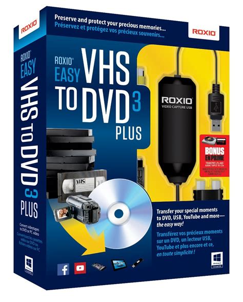 Roxio Easy VHS to DVD 3 Plus Video Converter for PC [Old Version]- Buy ...