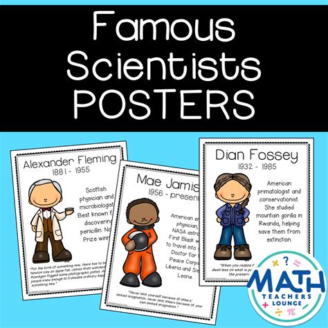 Famous Scientists Posters - Made By Teachers