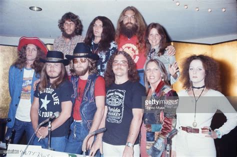 News Photo : Lynyrd Skynyrd at press conference, January 1977 ...