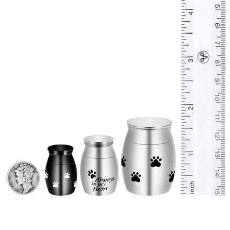 Stainless Steel Pet Urns / Small Pet Urn Customized Logo For Animal Ashes