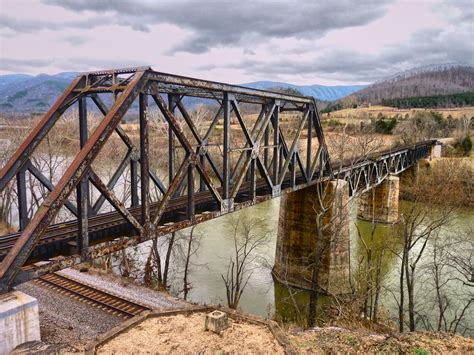 railroad trestle at Natural Bridge Station, Virginia | Flickr