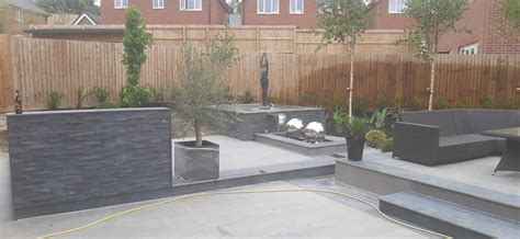 stainless steel water rill feature