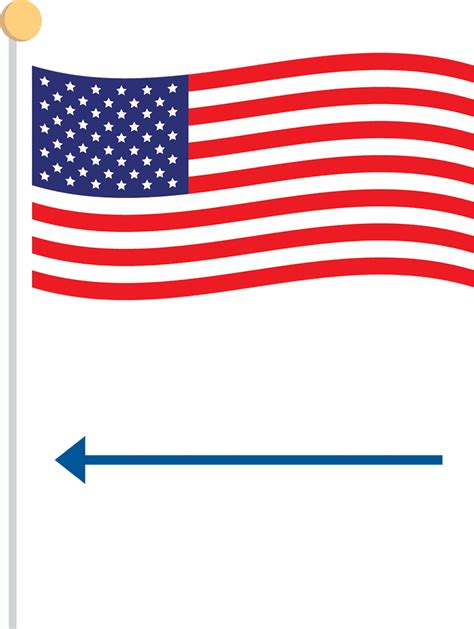 Download Transparent Flag Pole Clip Art - Usa Flag Waving Png (#5427407) - PinClipart