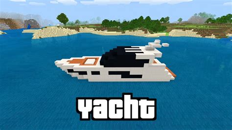 Minecraft Tutorial - Sports Yacht - YouTube