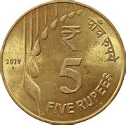 5 Rupees - India – Numista