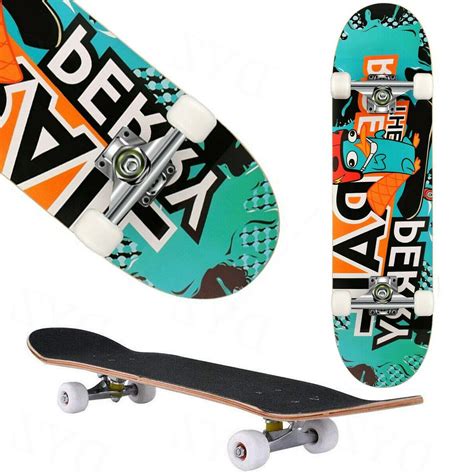 Skateboards for Beginners, Complete Skateboard 31 x 8,