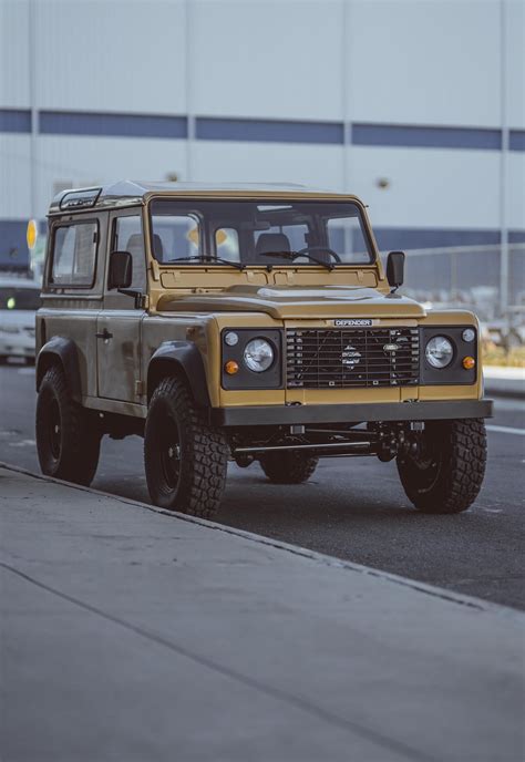 Land Rover Defender 90 - Sandglow Yellow — Brooklyn Coachworks