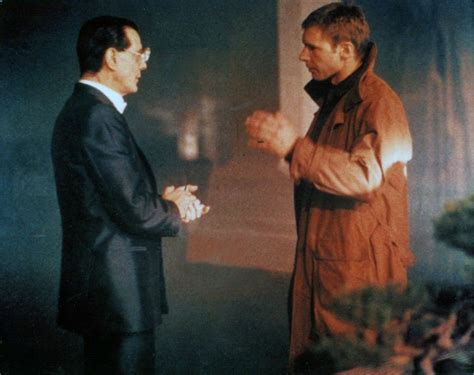 Tyrell (Joe Turkel) and Deckard (Harrison Ford); Blade Runner Harrison Ford, Roy Batty, Sean ...