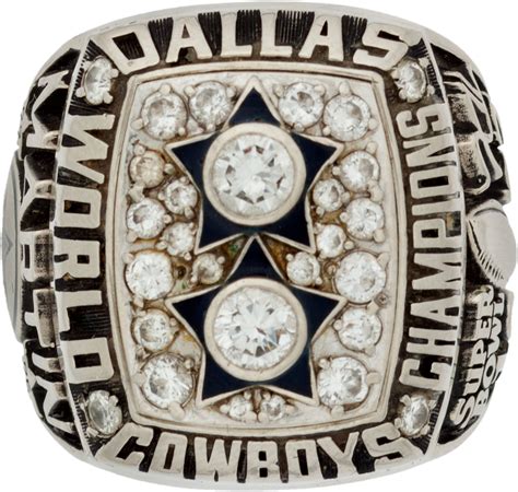 1977 Dallas Cowboys Super Bowl XII Championship Ring Presented to | Lot ...