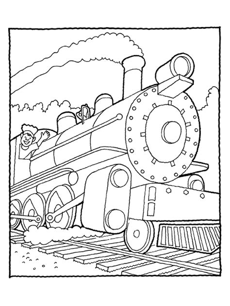 Free Printable Train Coloring Pages For Kids