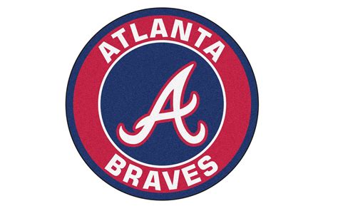 Download Atlanta Braves Circle Logo Wallpaper | Wallpapers.com