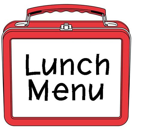 lunch menu clipart - Clip Art Library