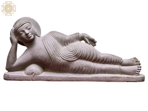 Reclining Buddha (Mahaparinirvana Buddha Statue) | Exotic India Art