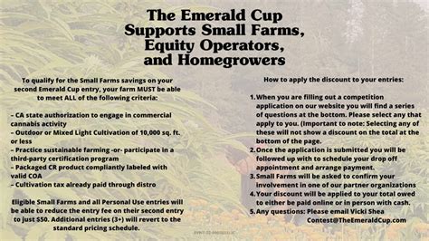 Competition Guide - The Emerald Cup