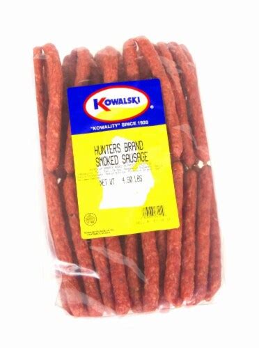 Kowalski Hunters Brand Smoked Sausage Fresh Sliced Deli Meat, 1 lb ...