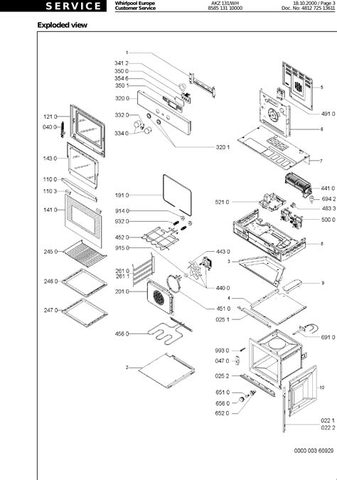 Whirlpool Oven Parts Manual