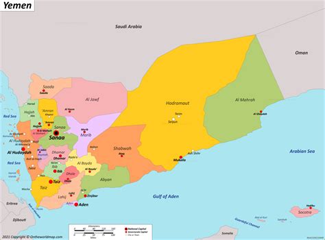 Yemen Map | Detailed Maps of Republic of Yemen