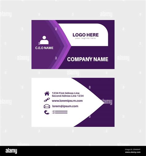 Visiting card design hi-res stock photography and images - Alamy