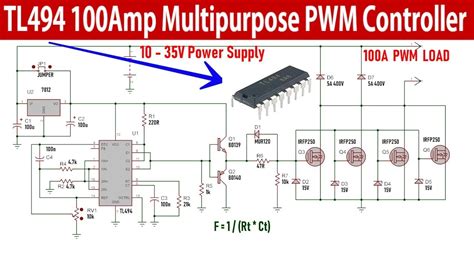 TL494 PWM IC Pinout, Examples, Features, Datasheet And, 43% OFF