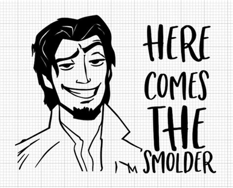 Flynn Rider Smolder Drawing