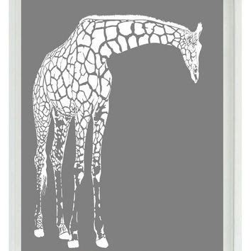 Image result for white giraffe decor | Art wall kids, Elephant nursery art, Nursery art prints