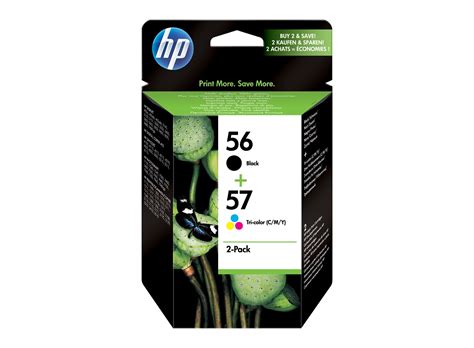 HP 56 + HP 57 Original Ink Cartridge Bundle - Smart Cartridge