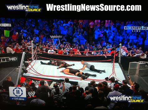 PHOTO: WWE Vengeance Ring Collapse Wrestling News - WWE News, AEW News ...