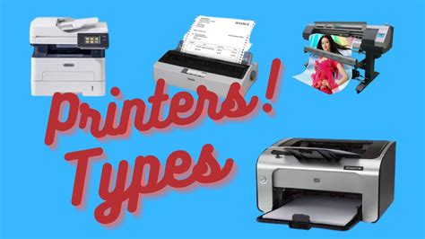 A Beginner's Guide to Types of Printers - Printer New