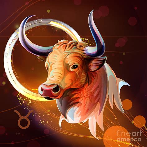 Taurus Zodiac Sign Art