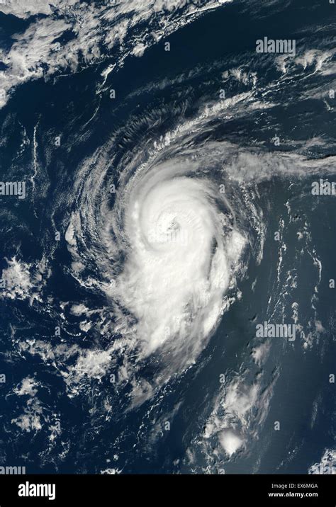 Satellite view hurricane michael over atlantic hi-res stock photography ...