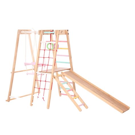 ARIRO Toys - Indoor Jungle Gym for Toddlers Indoor Playground 6-in-1 ...