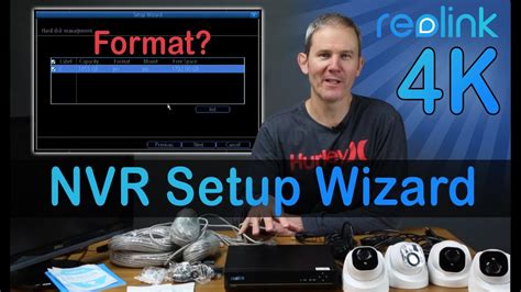 Reolink NVR - Initial Setup Wizard / Format Hard Drive / Add Cameras / Continuous Recording ...