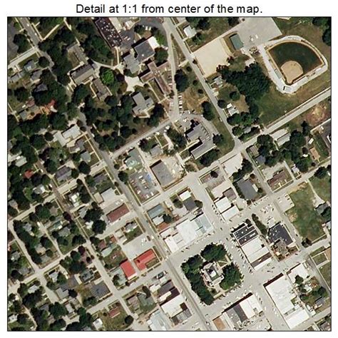 Aerial Photography Map of Fayette, MO Missouri