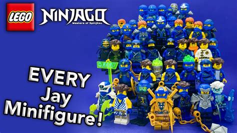 Every LEGO Ninjago Jay Minifigure Ever Made! (2011-2021) - YouTube