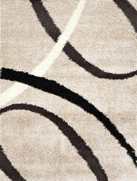 Shag Rugs Modern Area Rug Contemporary Abstract or Solid Shaggy Flokati ...