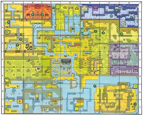 The Legend Of Zelda Oracle Of Ages Map