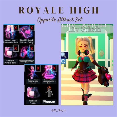 Royale High Opposite Attract Set (ROBLOX), Video Gaming, Video Games ...