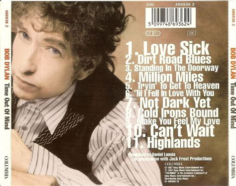 Bob Dylan - Time Out Of Mind (CD 1997) - Het Plaathuis