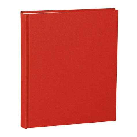 Classic Photo Album Medium with linen binding, Red | Semikolon