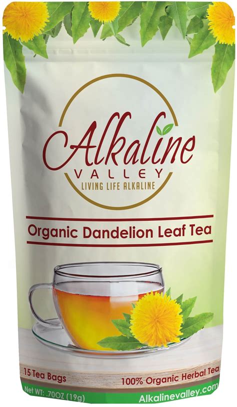 Organic Dandelion Leaf Tea (15 Tea Bags) - Alkaline Valley