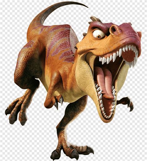 Free download | Brown dinosaur, Scratte Sid Tyrannosaurus Film, Ice Age, heroes, snout png | PNGEgg