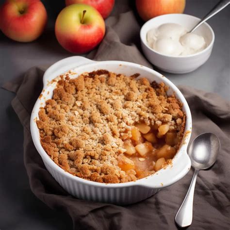 Mary Berry Apple Crumble with Walnut Crunchy Topping